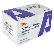 Load image into Gallery viewer, COVID-19 Antigen Rapid Test (Oral Fluid)  Box of 20 - $10.00 per unit including GST ($200.00 per box) Note expiry January 2024!
