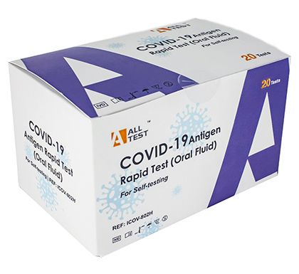 COVID-19 Antigen Rapid Test (Oral Fluid)  Box of 20 - $10.00 per unit including GST ($200.00 per box) Note expiry January 2024!