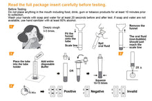 Load image into Gallery viewer, COVID-19 Antigen Rapid Test (Oral Fluid)  Box of 20 - $10.00 per unit including GST ($200.00 per box) Note expiry January 2024!
